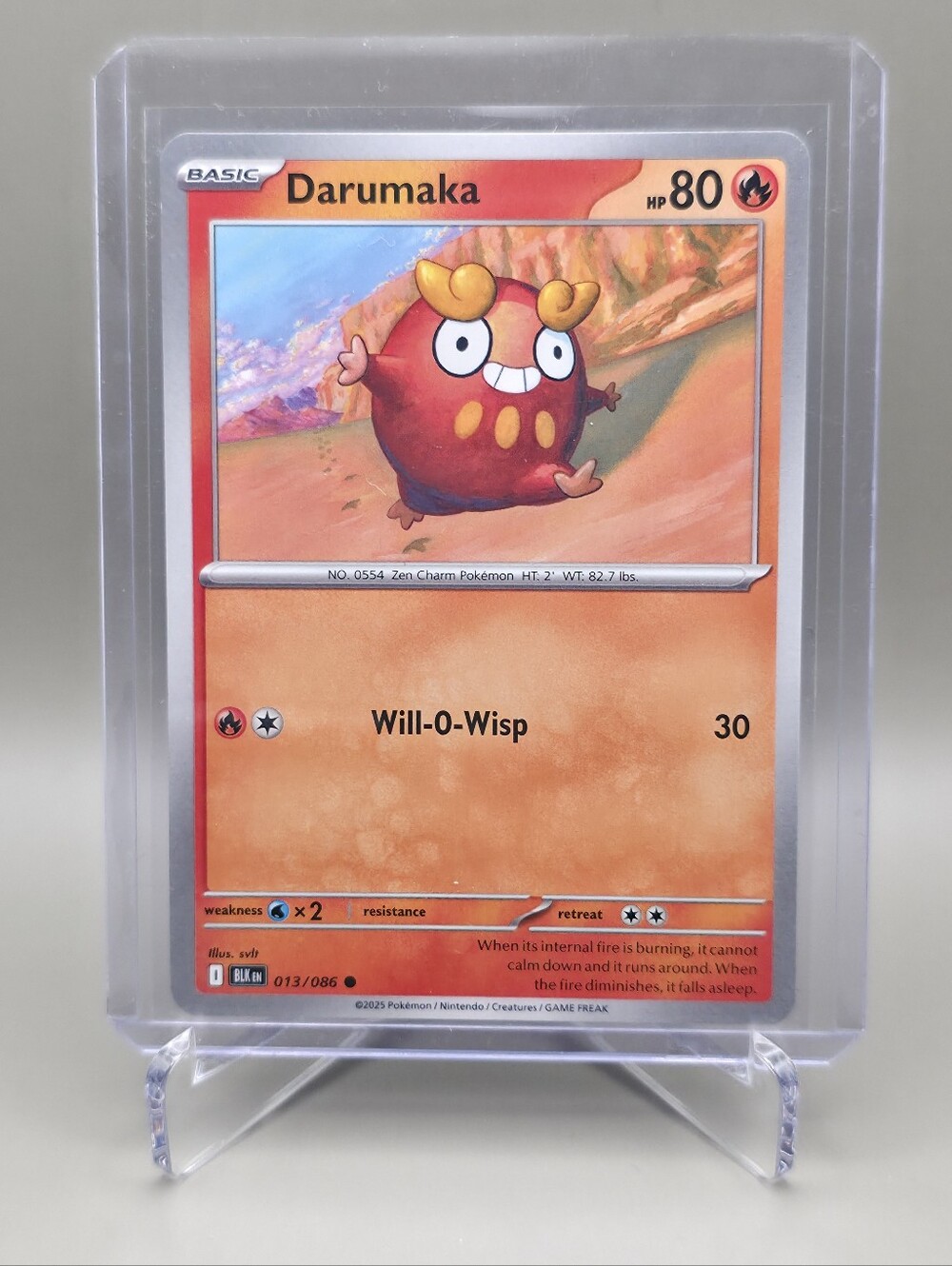 Pokémon TCG - Darumaka -> Darmanitan - Black Bolt - 013/086 & 014/086 - Picture 2 of 5